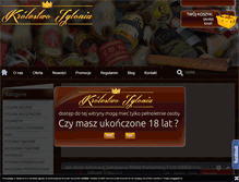Tablet Screenshot of krolestwotytoniu.pl